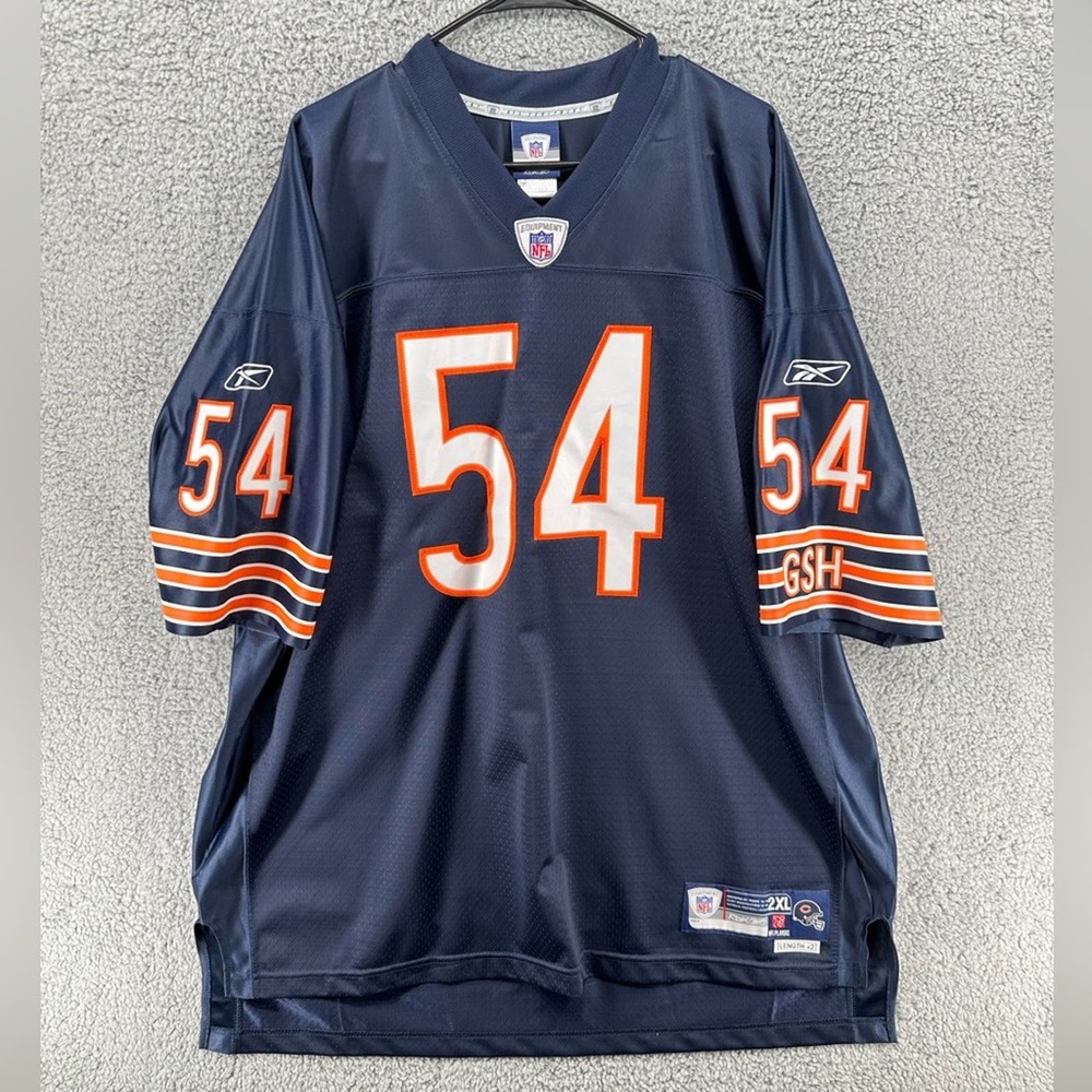 Reebok On the Field #54 Brian Urlacher‎ Jersey Men’s Sz 2XL